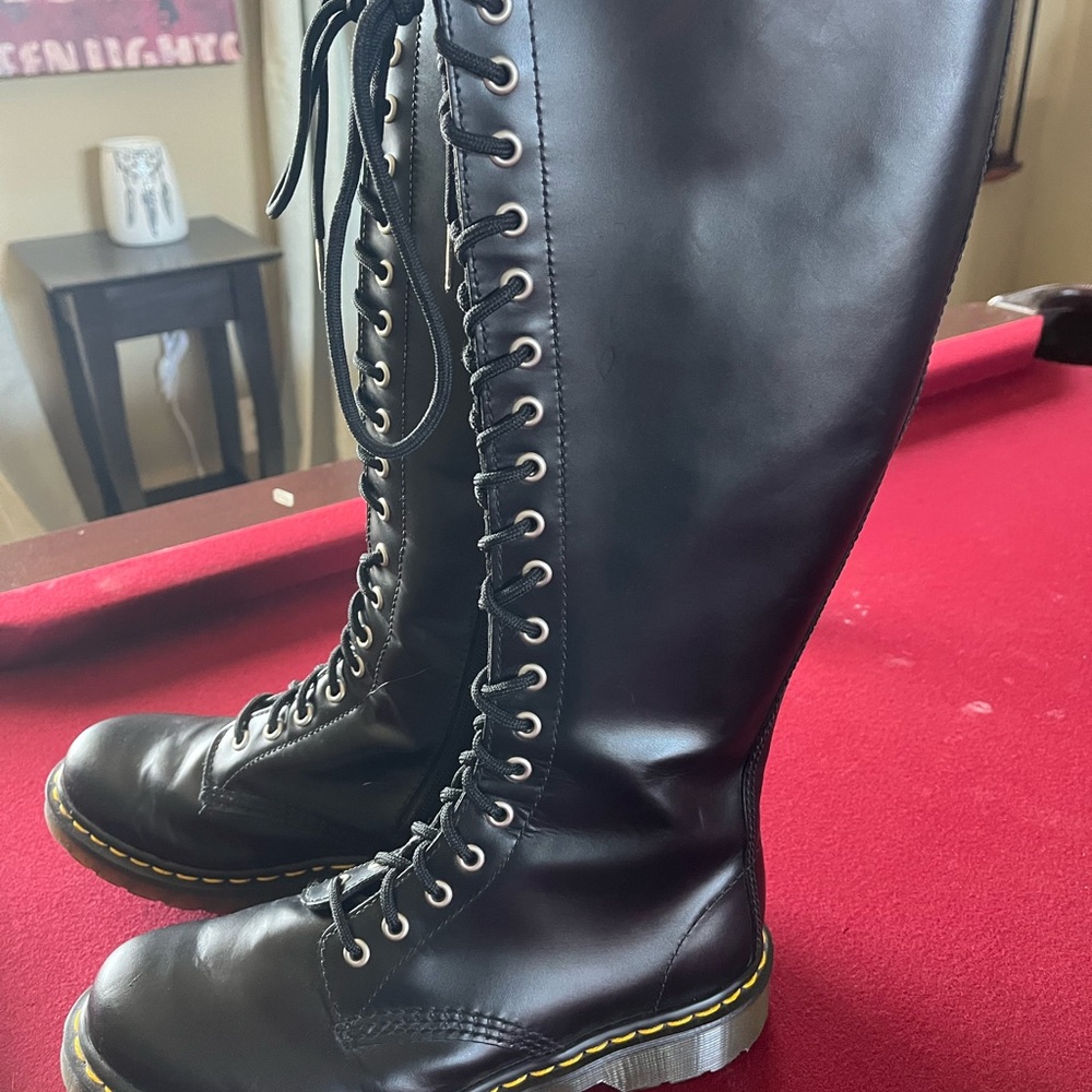 Dr. Martens Black Leather Boots